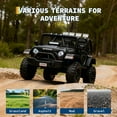thumbnail image 3 of Roromall 24V 2-Seater Kids Electric Truck with Parent Remote Control, 4WD All-Terrain Ride-on Car for Toddlers & Kids, Dual Motor, Toy Car for Boys & Girls, 3 of 7