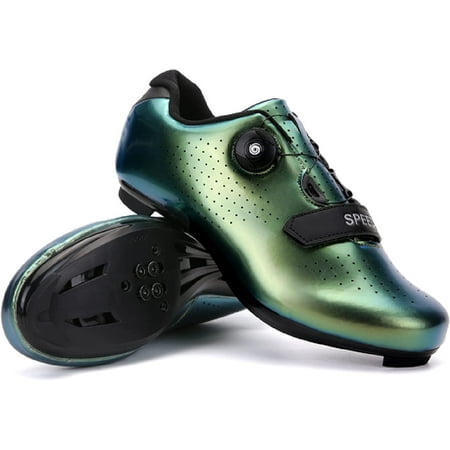 

Cycling Shoes Men Women Outdoor Sports Adult Mountain Bike Sneakers Green-road Bottom 245mm
