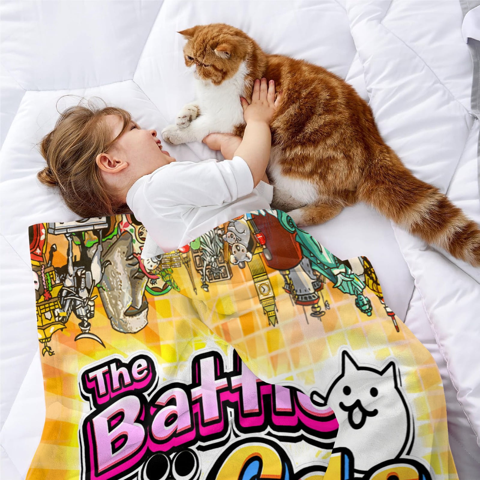 the battle cats Throw Blanket Gifts for Fans Lover Girls Boys Women Present Hoodie Him Bed 30"x40"
