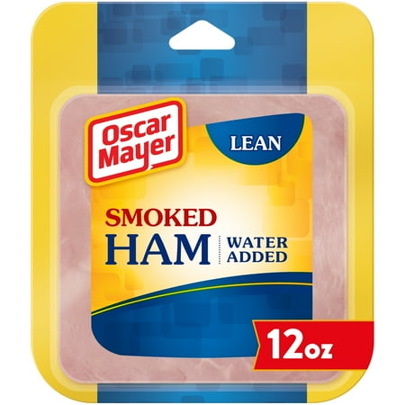 Oscar Mayer Lean Smoked Ham Sliced Lunch Meat with Water Added, 12 oz Pack