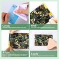 thumbnail image 3 of Atefa 16 Pcs Credit Card Skin Cover Set Debit Card Stickers Elegant Waterproof PVC ID Cover Anti-wrinkling for Transportation Fun Gift Idea(Cat,Green), 3 of 7