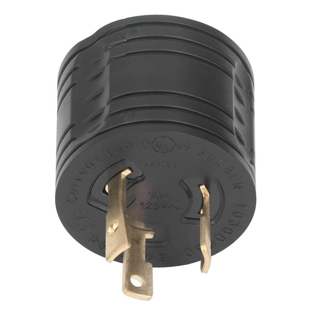 Enchufe de conversión industrial, enchufe TT a RV, contactos de latón, enchufe convertidor, enchufe adaptador eléctrico, rendimiento confiable