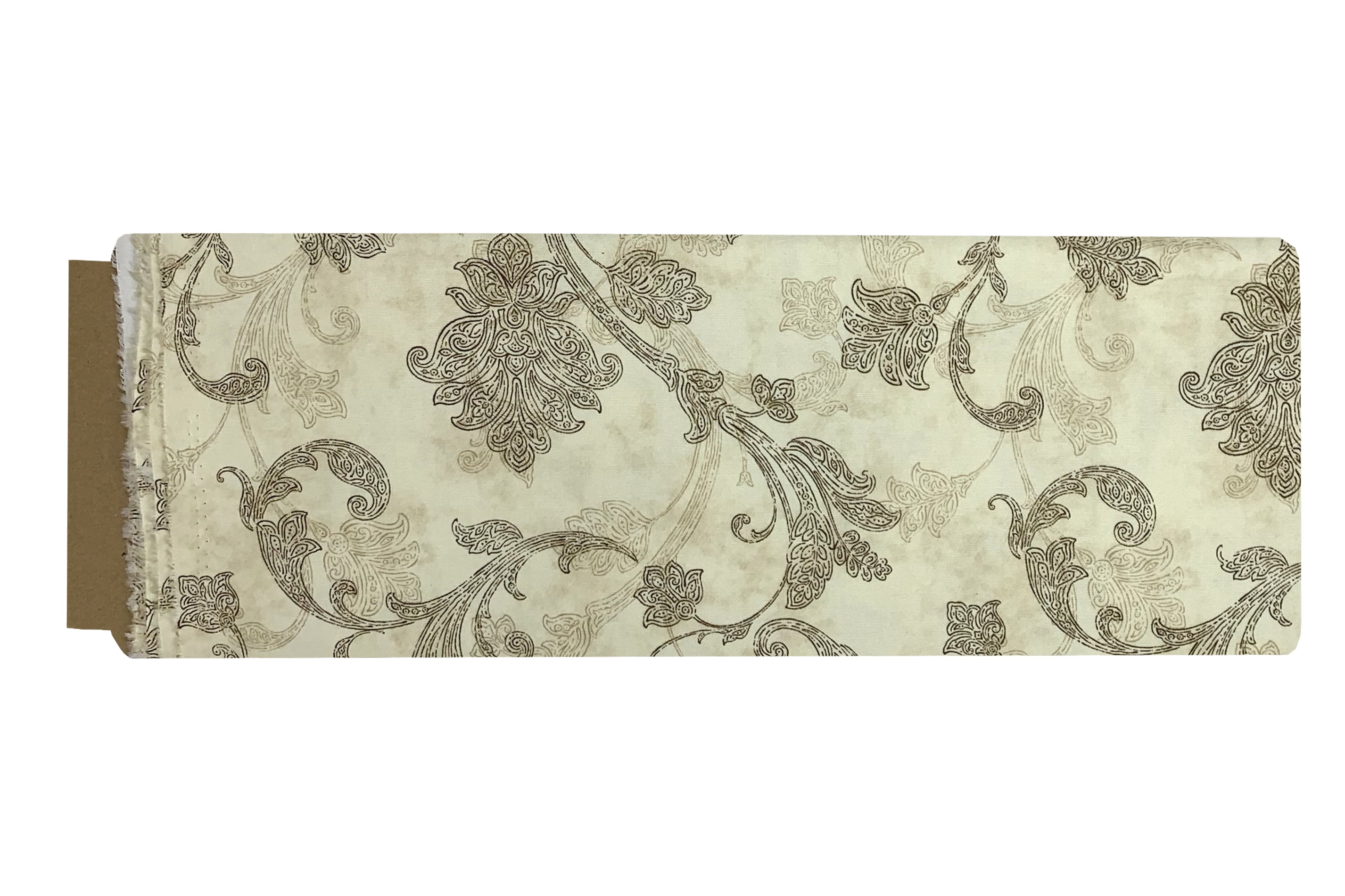 Waverly Inspirations 54" 100% Cotton Scroll Sewing & Craft Fabric By the Yard, Cream