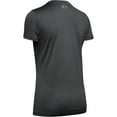 thumbnail image 4 of Under Armour Women's Solid Tech V-Neck Shirt Carbon LG, 4 of 6