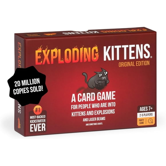 Juego de cartas Exploding Kittens Original Edition para 2 a 5 jugadores