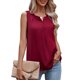 thumbnail image 1 of Camiseta sin mangas informal de verano para mujer,Camiseta sin mangas con cuello redondo para mujer Camiseta sin mangas informal para mujer Camiseta sin mangas holgada de verano Diseño de próxima generación, 1 of 2