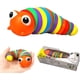 thumbnail image 1 of Juguete, Sensorial Slug Juguetes de Escritorio Anti-Ansiedad Alivio Descompresión Slug para Relajación Flexible Sensory Stim Toy, para Autismo, Niños Adultos, Caterpillar Juguetes de Escritorio para Regalos (Naranja) Rojo Verde, 1 of 5