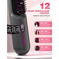 thumbnail image 5 of Portable Heated Hair Straightening Brush, Cordless, 200 Million Anion, LCD Display, for Travel, 5 of 5
