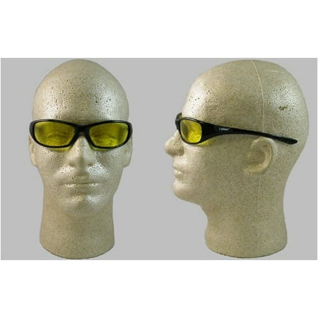 

KleenGuard (formerly Jackson Safety) V40 Hellraiser Safety Glasses (20541) Amber Lens with Black Frame 12 Pairs per Case