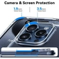 thumbnail image 4 of Transparent for iPhone 15 Pro Max Case Clear, [Not-Yellowing][-Grade Drop Protection] Shockproof Protective Slim Phone Cases 2023 (Clear), 4 of 13