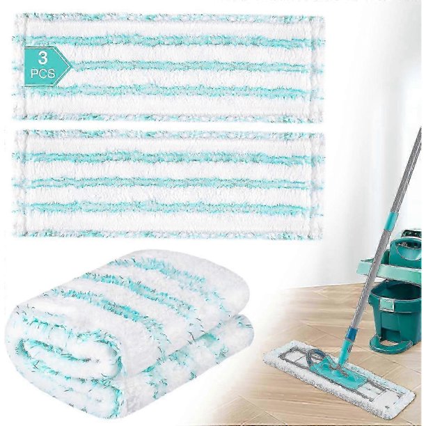 3 Pack Replacement Mop Covers for Leifheit Profi XL Micro Duo / Profi XL Cotton Plus All Floor Mop Handles, Removes Stains Quickly, Efficien 26-27s