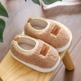 thumbnail image 2 of Rvasteizo Kids Toddler Slippers Boys Girls Full Age Range Fleece Lined Closed Heel Warm Indoor Footwear, 2 of 5