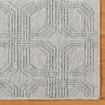 thumbnail image 4 of Malini Haley Light Gray Modern Geometric High-Low Area Rug, 2x8, 4 of 6