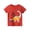 Red, variant on KYAIGUO Unisex Pullover Dinosaur Short Sleeve Summer Kids Clothes Casual Cotton Dinosaur T-Shirt Sized 1-9T