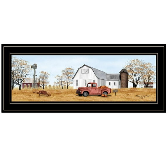 Autumn on Farm by Billy Jacobs Printed Wall Art Wood Multi-Color
