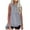 Gray, variant on REORIAFEE Womens Tank Tops Loose Fit Athletic Sleeveless Tops Crewneck Tanks Irregular Hem Button Up Shirts Solid Print Pullover High Low Wide Strap Vest Summer Going Out White