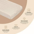 thumbnail image 2 of Crane Baby Changing Pad Cover, 100% Cotton Sateen Exterior Change Pad Cover, Neutral Dot, 16" x 32", Fitted Changing Pad Covers, Changing Table Pad Cover For Nursery, Baby Registry or Shower Gift, 2 of 7