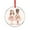 Pattern-1, variant on Pepperoni Pizzas Xmas Ornament Hanging Ornaments Xmas Tree Decor for Family Friends Lovers Fantasy Delicious Food Hanging Ornament