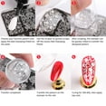 thumbnail image 3 of 10 unids/set de placas de estampado de uñas con geometría de flores de estampador transparente de silicona, 3 of 5