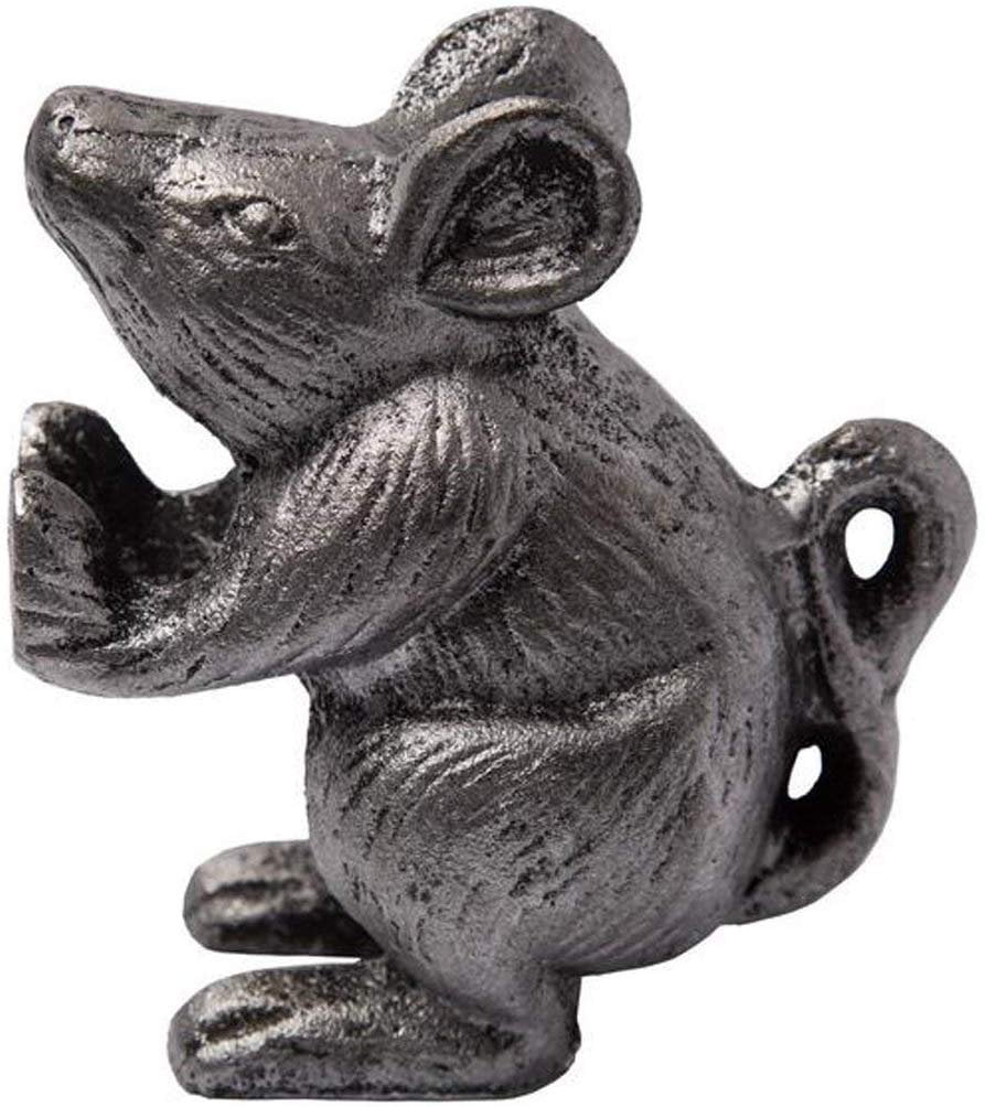 Cat A Thoughtful Gift Idea Stop Your Bedroom Bath Cast Iron Dog//Mouse//Cat Door Stopper Vintage Door Stop Wedge Lovely Decorative Finish