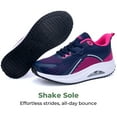 thumbnail image 5 of Womens Arch Support Walking Shoes Orthotic Fashion Sneakers Tennis Shoes for Plantar Fasciitis Pain Relief BlueRose Size 8.5, 5 of 5