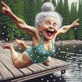 thumbnail image 1 of Kit Con Forma Especial Parcial 5D DIY Abuela 30x30cm, 1 of 9