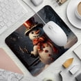 thumbnail image 2 of Snowman 8.3x9.8 Inch Square Desk Mat with Non-Slip Rubber Bottom for Office and Gaming – Printed Mouse Mat, Desk Mat, Gaming Mouse Pad, 2 of 6