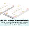 thumbnail image 3 of Elegant Pink and Gold Diaper Raffle Tickets by Paper Clever Party - 25 Pack, 3 of 6