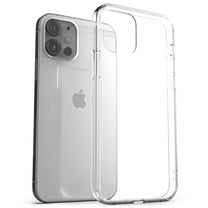 Encased Apple iPhone 12 Mini Clear Case, Slim Fit Protective Transparent Phone Cover