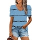 thumbnail image 2 of Blusas de Manga Corta para las Mujeres, Blusa de Camiseta Suelta Casual Hecha de Tela Cómoda para Todo el Uso Diario de Temporada, Blusas para las Mujeres Casual, 2 of 5