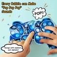 thumbnail image 2 of Juego Fidget Pop con mando de juego Poppers, paquete de 4 unidades, para Stress Rel, 2 of 5