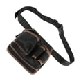 thumbnail image 1 of Minnieouse Riñonera de electricista con cierre de hebilla, transporte seguro garantizado, bolsa colgante de cintura múltiple, Hardware riñoneras Borde del cafe, 1 of 6