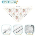 thumbnail image 6 of Dog Bandana 2 Pack,White Watercolor Fairy Princess Pattern Bandanas for Dogs,Cat Bandana,Small/ Large Dog Bandana 2 Size,Dog Bandanas, 6 of 6