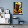 thumbnail image 7 of Diamond Art Kit for Adults, Cowboy Boots Sunflowers Stained Glass Diamond Painting for Adults Beginners, 5D DIY Diamond Art Painting Kits, Colorful Diamond Painting Craft for Home Decor 12x16, 7 of 7