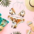 thumbnail image 6 of Pixel Dog Detachable Sponge Adjustable Strap Bikini Set - Two-Pack for Beach and Pool Swimwear, 6 of 6
