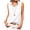 White, variant on Sleeveless Women Solid Color Laple Button Down Casual Blouse Camisole With Pocket