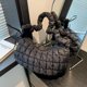 thumbnail image 1 of Bolso bandolera para mujer, bolso de mano informal plisado con nube para mujer, bolso de mano sencillo para chicas, 1 of 8