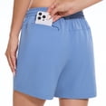 thumbnail image 2 of Women’s 5” Fishing Hiking Quick Dry Cargo Shorts with Zipper Pockets UPF 50+ Water Resistant Summer Casual Shorts FP04W, 2 of 7