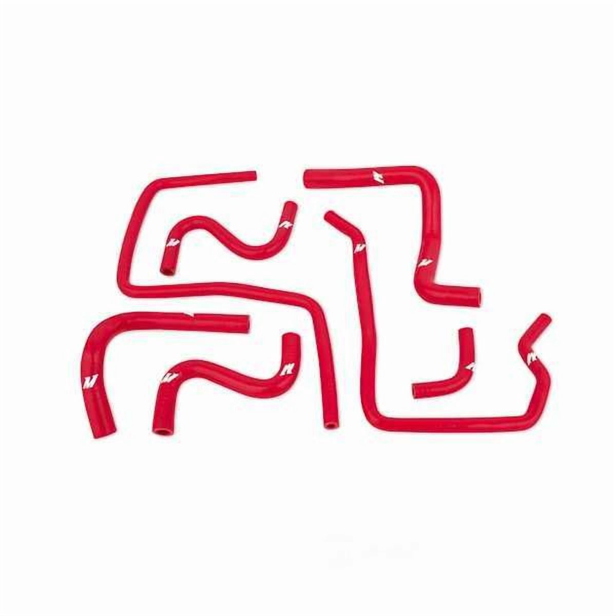 Mishimoto Automotive MMHOSE-SUB-ANC4RD Silicone Ancillary Hoses, Red, fits Subaru WRX/WRX STI