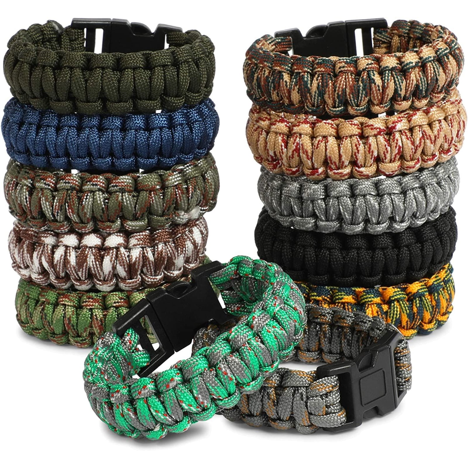 paracord bracelet for everyday wear and  outdoor use many colors 