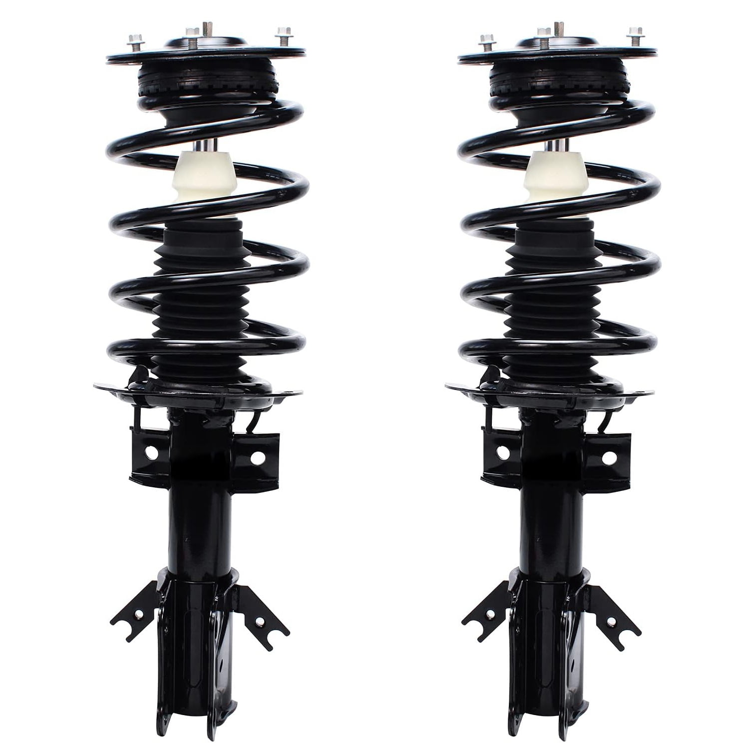 Detroit Axle - Front Struts Rear Shock Absorbers Lower Control Arms Sway Bars Outer Inner Tie Rods Replacement for 2013-2020 Ford Fusion FWD