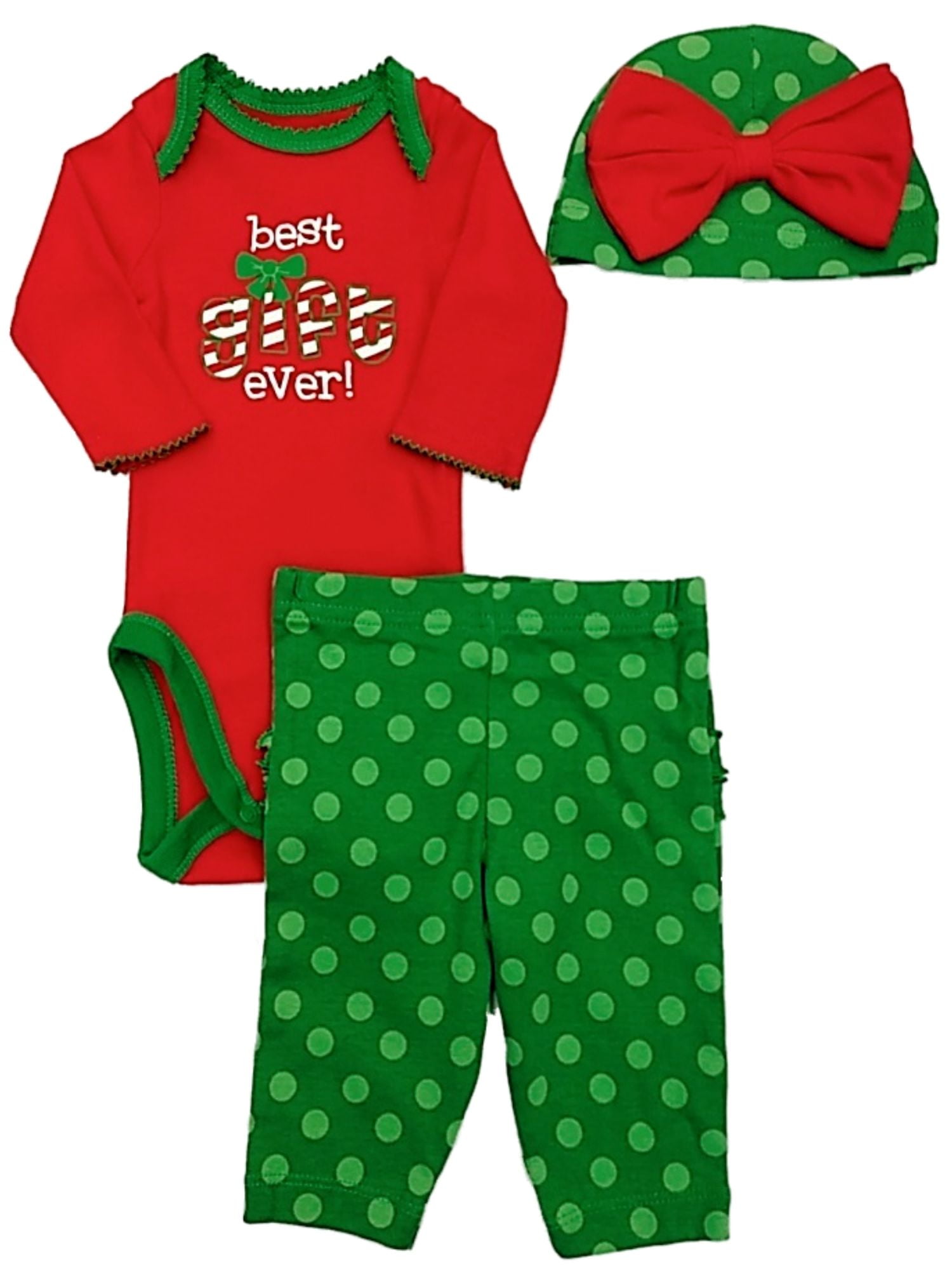 best gift ever newborn christmas outfit