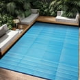 thumbnail image 3 of WondRg Outdoor Rugs Clearance 5'x8' Stripe Area Rugs Waterproof Patio Rugs, Plastic Camping Rugs, Porch Rugs, RV Rugs for outside, 3 of 5