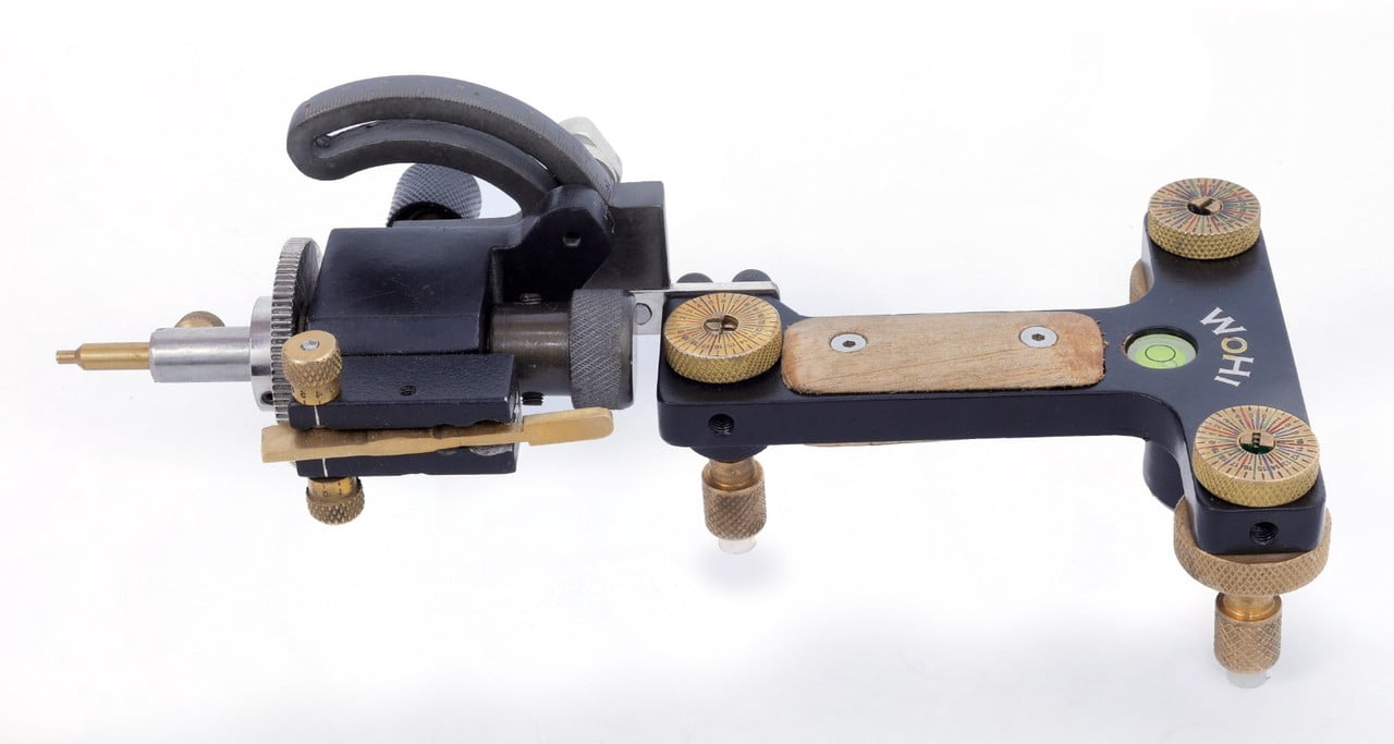 Wohi Gemstone Advanced Faceting Machine with Brass Bush inserted in Quill Housing for Precision in Lapidary and Gemstone Cutting