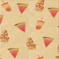 thumbnail image 1 of Ahgly Company Machine Washable Indoor Square Transitional Orange Area Rugs, 7' Square, 1 of 7