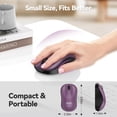 thumbnail image 4 of Wireless Mouse for Laptop, 2.4G Silent Mouse Quiet Click, Small Portable Computer Mouse, 5 DPI Levels, Cordless Mice for PC, Chromebook, Mac, 4 of 8