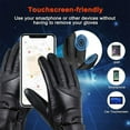 thumbnail image 4 of SUTENGDA Hommes Femmes Gants Chauffants Électriques USB Hiver 3 Gants Chauffants Réglables Cuir PU Imperméable Écran Tactile Chauffe-Mains Ski Extérieur, 4 of 10