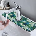 thumbnail image 7 of Kdxio Peacock And Flowers Pattern Non-Slip Diatom Mud Faucet Drain Pad,Self Absorbent Mat for Kitchen Sink for Variety Kitchen & Bathroom Countertops, 7 of 7