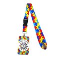 thumbnail image 2 of Autism pattern Hand in hand Lanyard for Keys Phone Cool Neck Strap Lanyard for Camera Whistle ID Badge webbings ribbons Gifts, 2 of 5