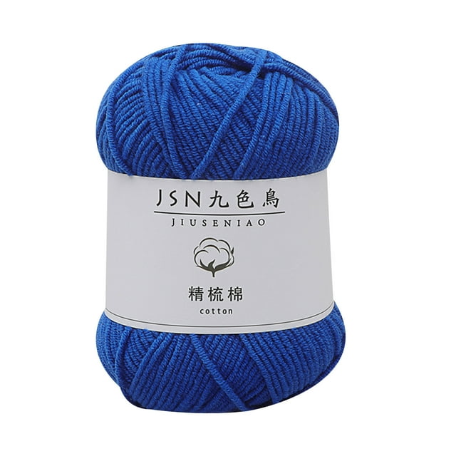 4 Strands Of Combed Milk Cotton Thread Diy Doll Cotton Crochet Thread Wool Ball